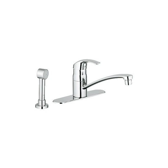 GROHE 31352 Eurosmart Kitchen Faucet 2-hole wSS escutcheon