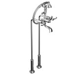 Rubinet 3FETL ETRUSCAN-TUB FILLER FLOOR MNT WHHS