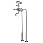 Rubinet 3FRML ROMANESQUE-TUB FILLER FLOOR MNT WHHS