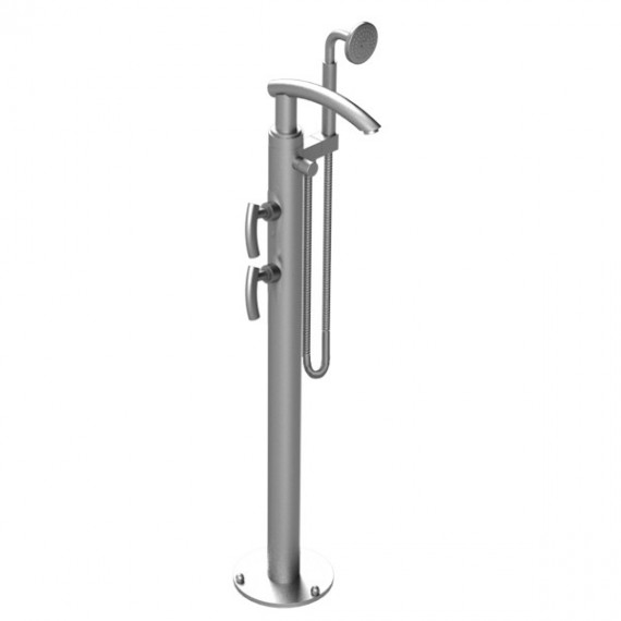 Rubinet 3GHOL H2O-TUB FILLER FLOOR MNT WHHS