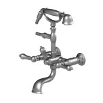 Rubinet 3WRML ROMANESQUE-TUB FILLER WALL MNT WHHS