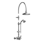 Rubinet 4WRVL RAVEN-WALL MNT PRBL SHOWER WFIX SHW