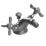 Rubinet 6ARVC RAVEN-SINGLE HOLE BIDET SET