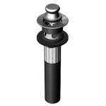 Rubinet 9DPU4 ESSENTIALS-LIFT TURN DRAIN WOVERFLOW