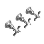 Rubinet T2ARVC RAVEN - TRIM TUB SHOWER THREE VALVE