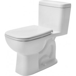 Duravit 0113010082 One-Piece toilet D-Code white siphon jet elong. side lever right