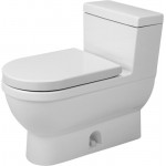 Duravit 2120010001 One-Piece toilet Starck 3 white w.mech. siphon jet elong. HETGB