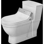 Duravit 2120010001 One-Piece toilet Starck 3 white w.mech. siphon jet elong. HETGB