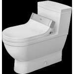 Duravit 2120510001 One-Piece toilet Starck 3 white w.mech. siphon jet elong. HETGB