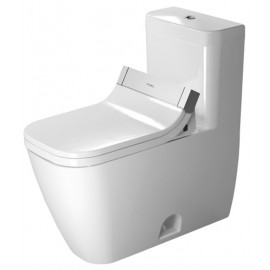 Duravit 2121510001 One-Piece toilet Happy D.2 white 1 28gpf-SF siphon jet elong. WGL