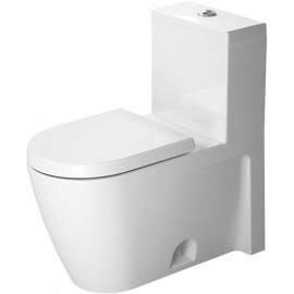 Duravit 2133010005 One-piece toilet Starck 2 white w.mech. siphon jet elong. HET