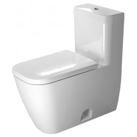 Duravit 21210100011 One-Piece toilet Happy D.2 white 1 28gpf-SF siphon jet elong. WGL
