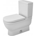 Duravit 2125010000 Bowl only for Two-Piece toilet Starck 3 white siphon jet elongated HETGB