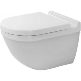 Duravit 2225090092 Bowl only for Toilet wall mounted 54 cm Starck 3 white washdown Durafix US-vers.