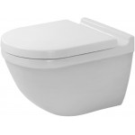 Duravit 2225090092 Bowl only for Toilet wall mounted 54 cm Starck 3 white washdown Durafix US-vers.