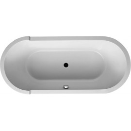 Duravit 700009000000090 Oval bathtub Starck 1800x800mm white built-in US-version