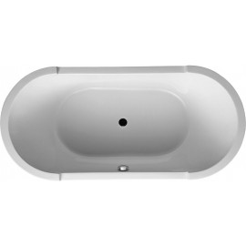 Duravit 700011000000090 Oval bathtub Starck 1900x900mm white built-in US-version