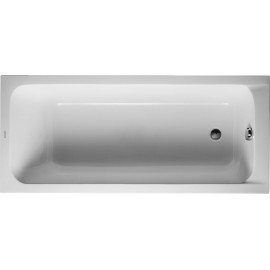 Duravit 700096000000090 Bathtub D-Code 1600x700mm white outlet in foot area US-version