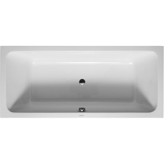 Duravit 700101000000090 Bathtub D-Code 1800x800mm white with 2 backrest slopes US-version