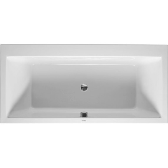 Duravit 700136000000090 Bathtub Vero 1900x900mm white built-in with 2 slopes US-version