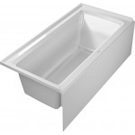 Duravit 700356000000090 Bathtub Architec 60x30 with integr. panel height 19 14