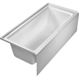 Duravit 700408000000090 Bathtub Architec 66x32 white with integr.paneltile flange drain left