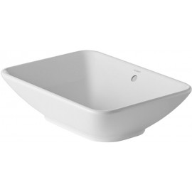 Duravit 0334520000 Plain basin 55 cm Bacino white with of. wo tp. rectangular