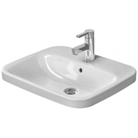 Duravit 0374560000 Vanity Basin 5600 m DuraStyle white countertop w.OF w.TP 1 TH