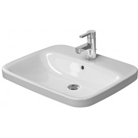 Duravit 0374620000 Vanity basin 61 5cm DuraStyle white countertop w.OF w.TP 1 TH