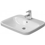 Duravit 0374620000 Vanity basin 61 5cm DuraStyle white countertop w.OF w.TP 1 TH