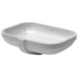 Duravit 0457480000 Vanity basin 48 cm Happy D.2 white undercounter model without TP