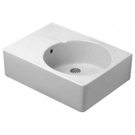 Duravit 0685600000 Washbasin 60 cm Scola white bowl right side with overflow