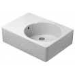 Duravit 0685600011 Washbasin 60 cm Scola white bowl right side with overflow