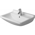 Duravit 03006500301 Washbasin 65 cm Starck 3 with overflow with 3 tap holesw white WG