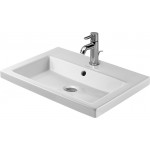 Duravit 03476000001 Vanity basin 60 cm 2nd floor white countertop w.OF w.TH 1 TH WGL