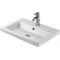Duravit 03476000301 Vanity basin 60 cm 2nd floor white countertop w.OF w.TH 3 TH WGL