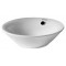 Duravit 04083300001 Wash bowl 33 cm Starck 1 white with overflow wo tap platform WGL
