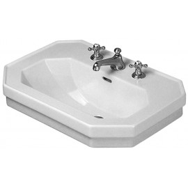 Duravit 04387000001 Washbasin 700mm 1930 white with OF with TP 1 TH WonderGliss