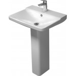 Duravit 23316000001 Washbasin 600mm P3 Comforts white with OF with TP 1 TH WonderGliss