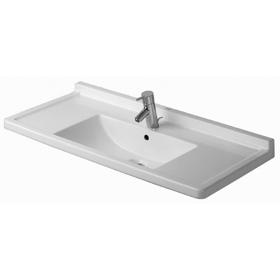 Duravit 0304100000 Furniture washbasin 105 cm Starck 3 white with OF with TP 1 TH