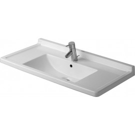 Duravit 0304800030 Furniture washbasin 85 cm Starck 3 with 3 tap holes white