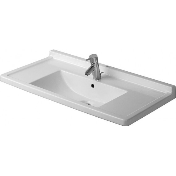 Duravit 0304800030 Furniture washbasin 85 cm Starck 3 with 3 tap holes white