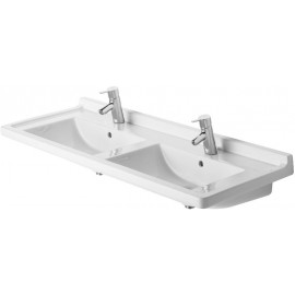 Duravit 0332130000 Double furniture washbasin 130 cm Starck 3 white with OF 1 TH