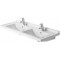 Duravit 0332130030 Double furniture washbasin 130 cm Starck 3 white with OF 1 TH