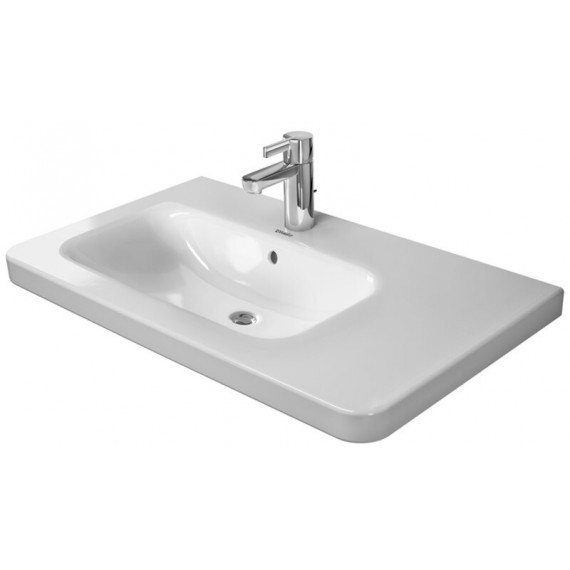 Duravit 2325800000 Furniture washbasin 800mm DuraStyle white asym B-le. w.OF w.TP 1 TH