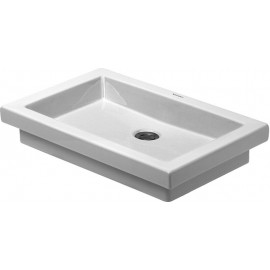 Duravit 03175800001 Plain basin 58 cm 2nd floor white wo overflow wo tap platform WGL