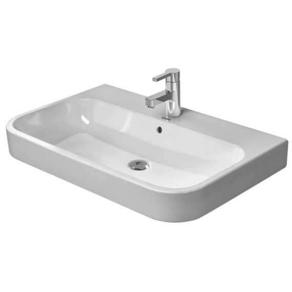 Duravit 23188000001 Furniture washbasin 800mm Happy D.2 white with OF with TP 1 TH WGL