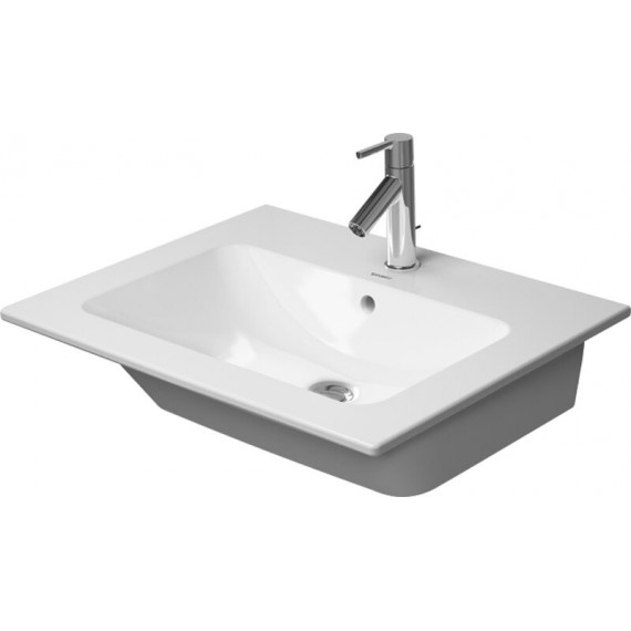 Duravit 23366300001 Furniture basin 630mm ME by STARCK white with OF with TP 1 TH WGl