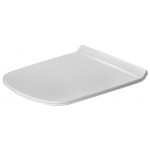 Duravit 0060510000 Seat and cover DuraStyle white hinges ss wo SoftClose elong.