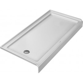 Duravit 720141000000090 Shower tray Architec 60x30 white w.integr.panel a.flange drain left